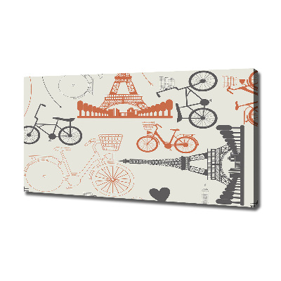 Foto en lienzo con acabado profesional horizontal Símbolos de Francia