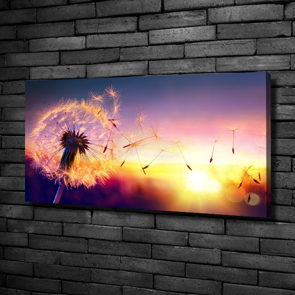 Foto en lienzo con acabado profesional horizontal Diente de león