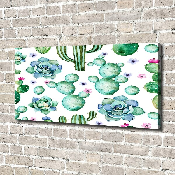 Foto en lienzo con acabado profesional horizontal Cactus