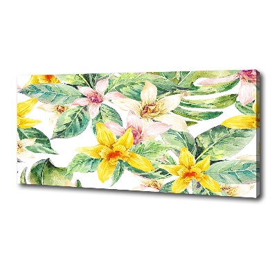 Fotocuadro en lienzo de alta calidad horizontal Orquídea