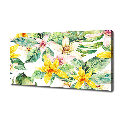 Fotocuadro en lienzo de alta calidad horizontal Orquídea