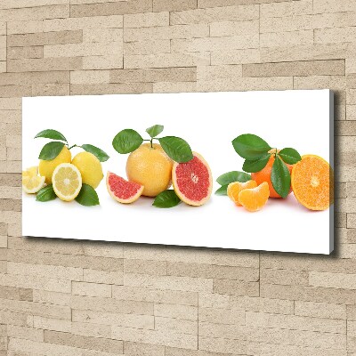 Fotocuadro en lienzo de alta calidad horizontal Frutas cítricas