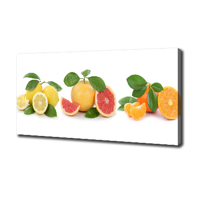 Fotocuadro en lienzo de alta calidad horizontal Frutas cítricas