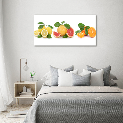 Fotocuadro en lienzo de alta calidad horizontal Frutas cítricas