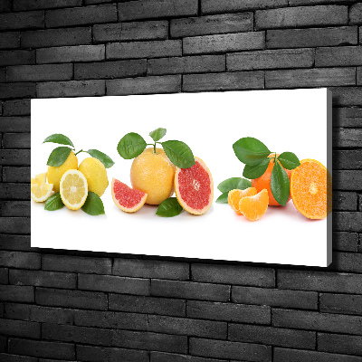 Fotocuadro en lienzo de alta calidad horizontal Frutas cítricas