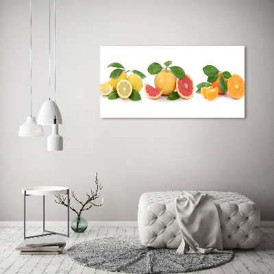Fotocuadro en lienzo de alta calidad horizontal Frutas cítricas