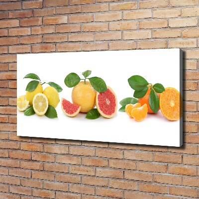 Fotocuadro en lienzo de alta calidad horizontal Frutas cítricas