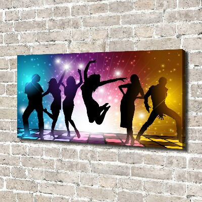 Fotocuadro en lienzo de alta calidad horizontal Disco