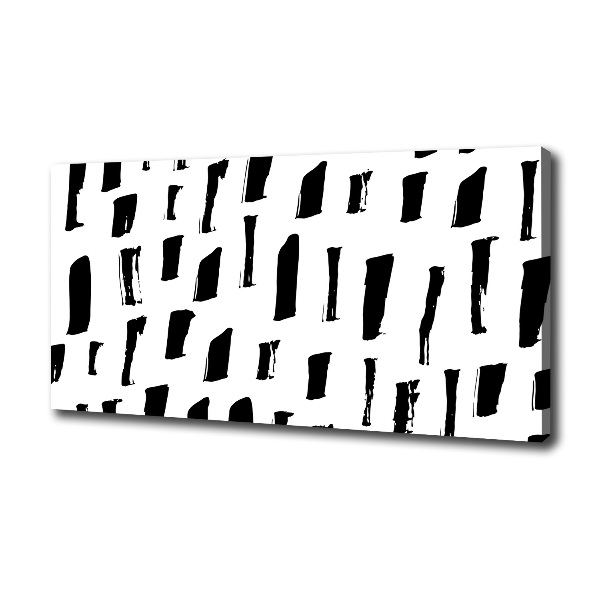Foto en lienzo con acabado profesional horizontal Manchas blancas y negras