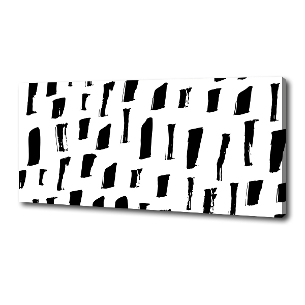 Foto obraz na płótnie Czarno-białe plamy
