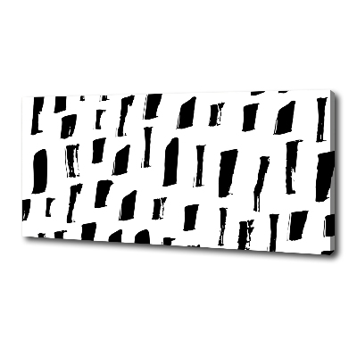 Foto obraz na płótnie Czarno-białe plamy