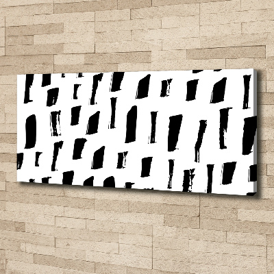 Foto en lienzo con acabado profesional horizontal Manchas blancas y negras