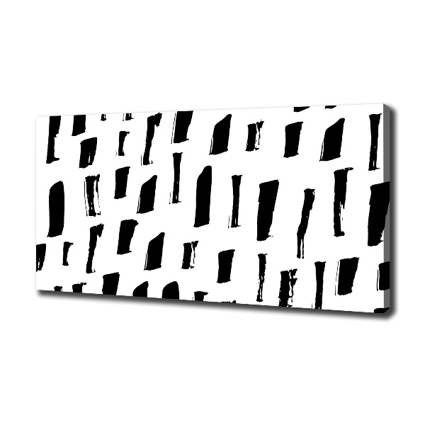 Foto en lienzo con acabado profesional horizontal Manchas blancas y negras