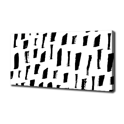 Foto obraz na płótnie Czarno-białe plamy