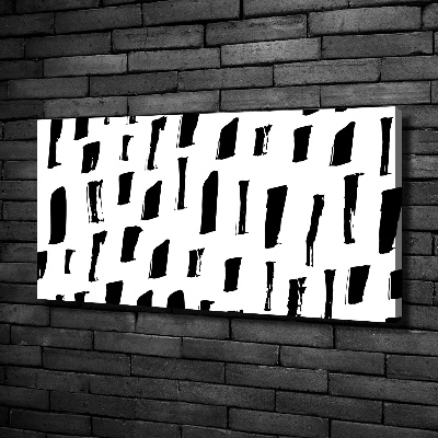 Foto obraz na płótnie Czarno-białe plamy