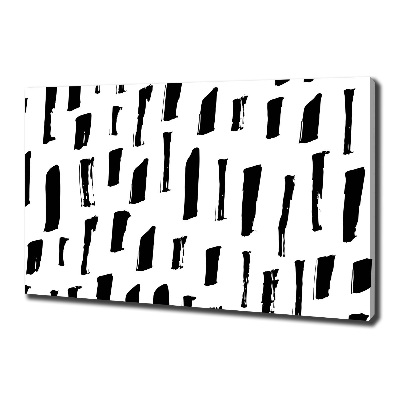 Foto en lienzo con acabado profesional horizontal Manchas blancas y negras