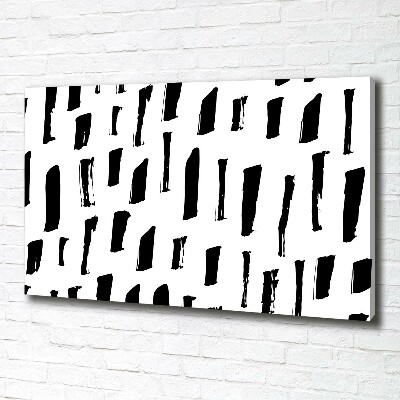 Foto en lienzo con acabado profesional horizontal Manchas blancas y negras