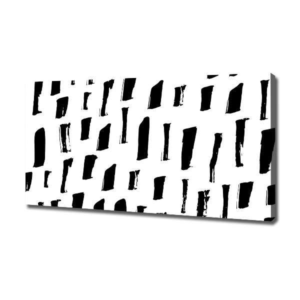 Foto en lienzo con acabado profesional horizontal Manchas blancas y negras