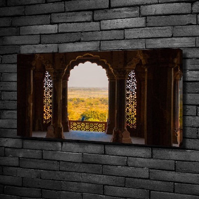 Foto en lienzo con acabado profesional horizontal Fuerte de Agra, India