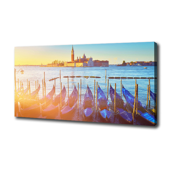 Cuadro canvas moderno de gran formato horizontal Venecia