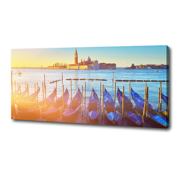 Cuadro canvas moderno de gran formato horizontal Venecia
