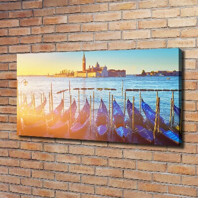 Cuadro canvas moderno de gran formato horizontal Venecia