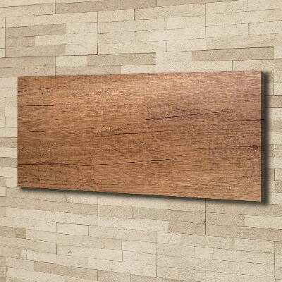 Fotocuadro en lienzo de alta calidad horizontal Fondo de madera
