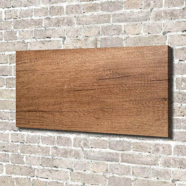 Fotocuadro en lienzo de alta calidad horizontal Fondo de madera