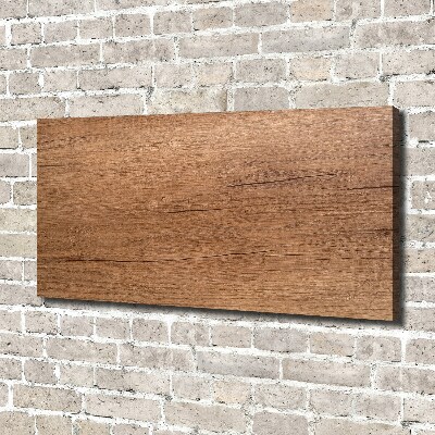 Fotocuadro en lienzo de alta calidad horizontal Fondo de madera