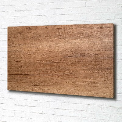 Fotocuadro en lienzo de alta calidad horizontal Fondo de madera