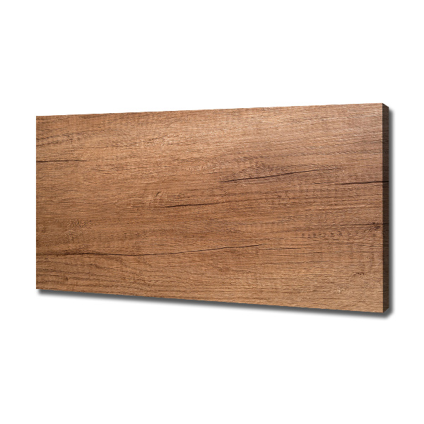 Fotocuadro en lienzo de alta calidad horizontal Fondo de madera