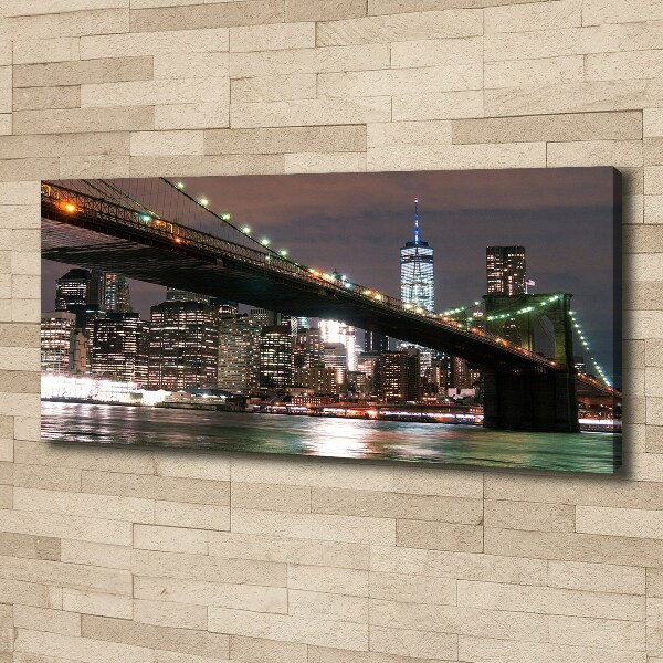 Cuadro canvas moderno de gran formato horizontal Manhattan Nueva York