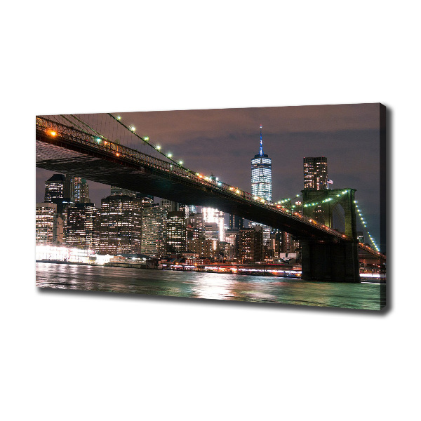 Cuadro canvas moderno de gran formato horizontal Manhattan Nueva York