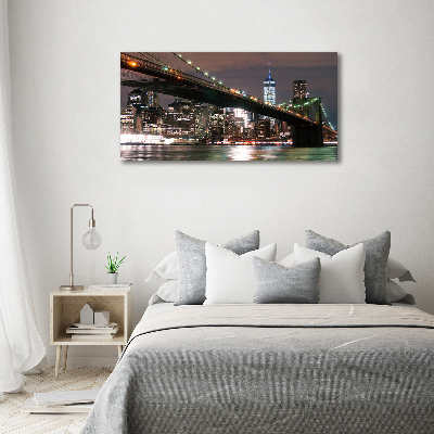 Cuadro canvas moderno de gran formato horizontal Manhattan Nueva York