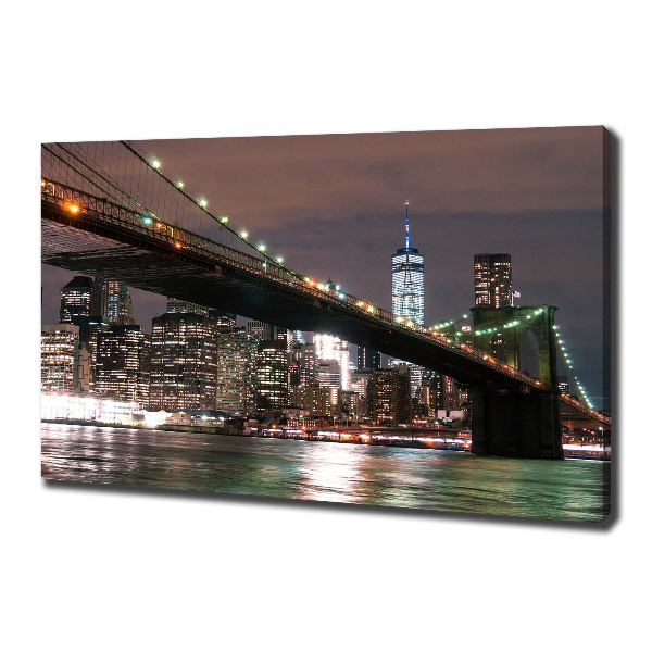 Cuadro canvas moderno de gran formato horizontal Manhattan Nueva York