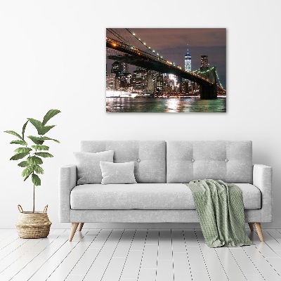 Cuadro canvas moderno de gran formato horizontal Manhattan Nueva York
