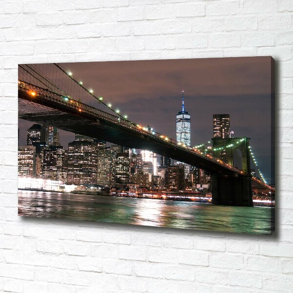 Cuadro canvas moderno de gran formato horizontal Manhattan Nueva York