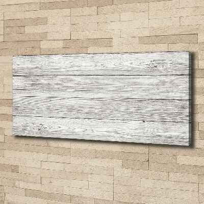 Cuadro canvas moderno de gran formato horizontal Fondo de madera