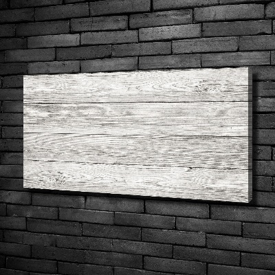 Cuadro canvas moderno de gran formato horizontal Fondo de madera