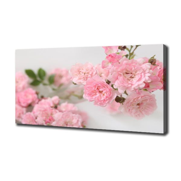 Cuadro canvas con impresión uv duradera horizontal Rosas silvestres