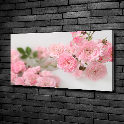 Cuadro canvas con impresión uv duradera horizontal Rosas silvestres