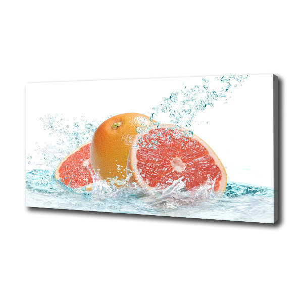 Cuadro canvas moderno de gran formato horizontal Pomelos