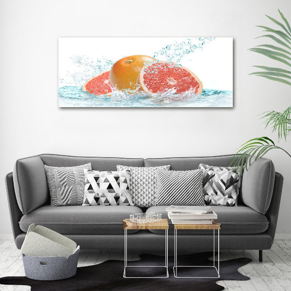 Cuadro canvas moderno de gran formato horizontal Pomelos
