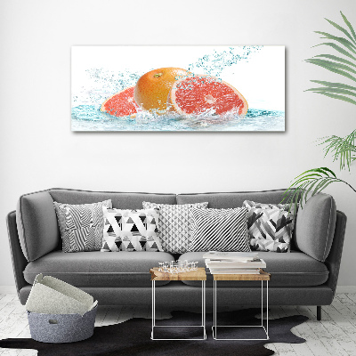 Cuadro canvas moderno de gran formato horizontal Pomelos