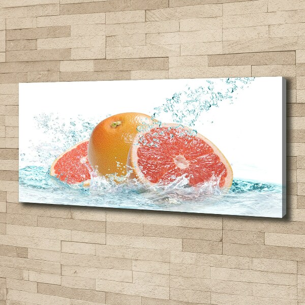 Cuadro canvas moderno de gran formato horizontal Pomelos