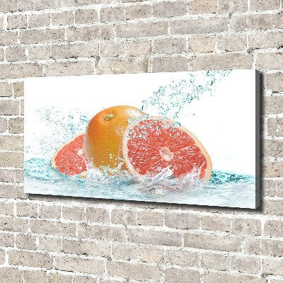 Cuadro canvas moderno de gran formato horizontal Pomelos