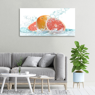 Cuadro canvas moderno de gran formato horizontal Pomelos