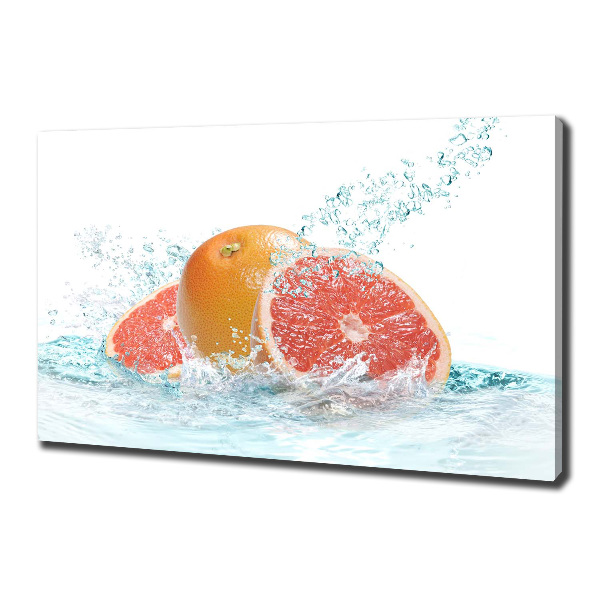 Cuadro canvas moderno de gran formato horizontal Pomelos
