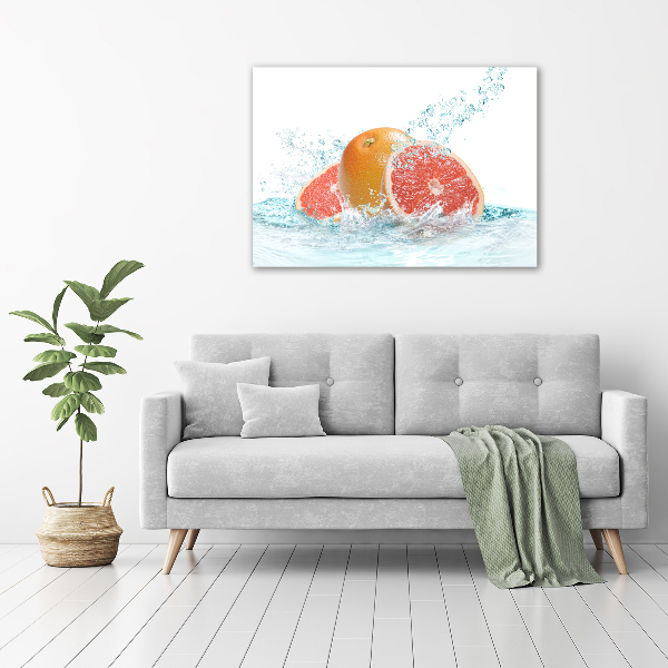Cuadro canvas moderno de gran formato horizontal Pomelos