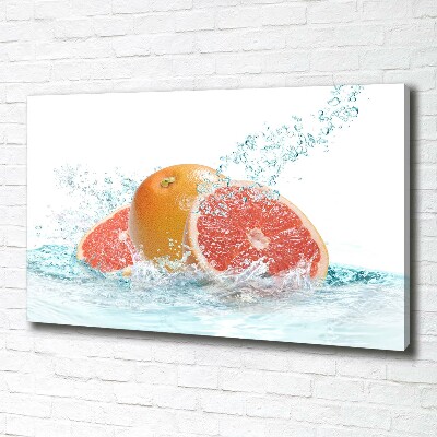 Cuadro canvas moderno de gran formato horizontal Pomelos